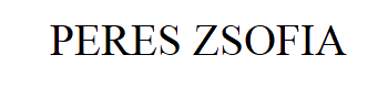 PeresZsofia logo