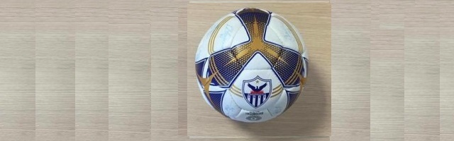 Ποδοσφαιρική μπάλα υπογεγραμμένη από τους ποδοσφαιριστές της ΑΝΟΡΘΩΣΗΣ