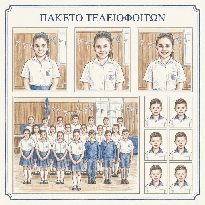 ΠΑΚΕΤΟ ΤΕΛΕΙΟΦΟΙΤΩΝ (3 ΑΤΟΜΙΚΕΣ, 1 ΟΜΑΔΙΚΗ & 6 ΔΙΑΒΑΤΗΡΙΟΥ)