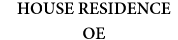 HOUSE RESIDENCE OE logo