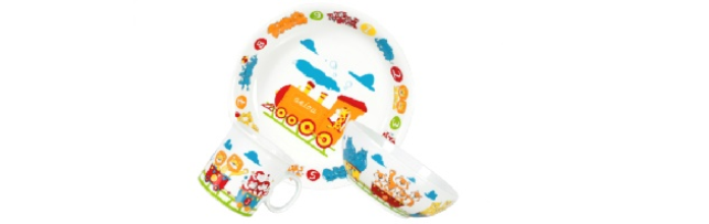 3-PCS BABY SET "TRAIN" - S0227436553