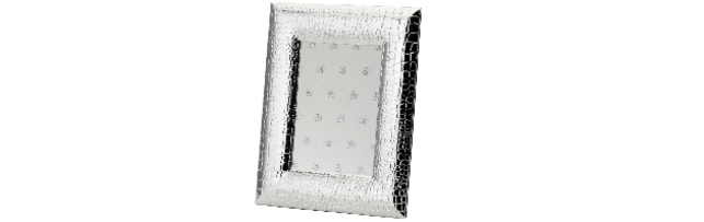 VARNISHED SILVER-PLATE PHOTO FRAME "SNAKE" 10X15 CM - H0730030