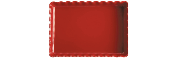 DEEP RECTANG. TART DISH, GRAND CRU 33 X 23 CM - E01346038