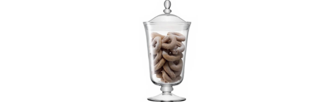 BONBON JAR "SERVE" CLEAR H:38 CM - L05G91238301