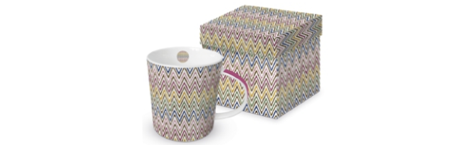 TREND MUG - GIFT BOXED "ZIG ZAG MULTICOLORE" - P02603621