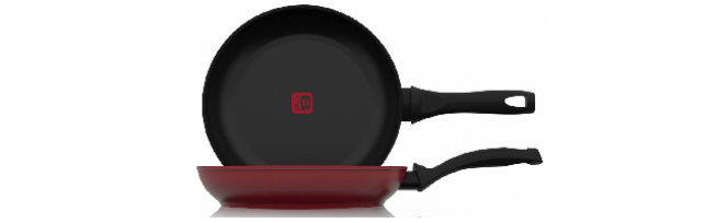 BCHEF - FRYING PAN RED D:24 CM - B06BC3U-P24