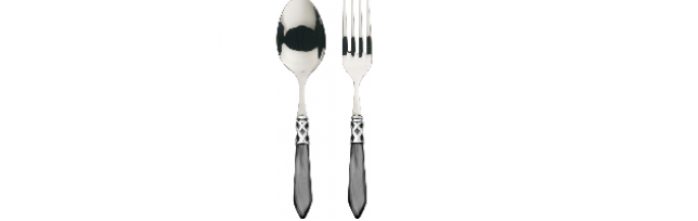2-PC SERVING SET "ALADIN" BLACK COLOUR - B06ALCNM-N4211/12