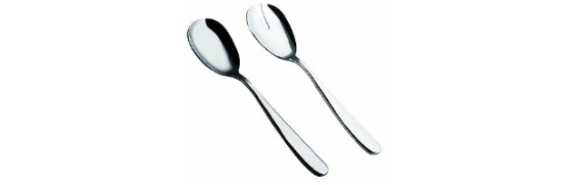 SALAD SET OF 2-PCS STAINLESS STEEL - S11056256