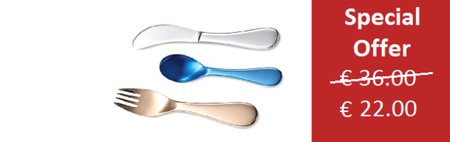 INFANT CUTLERY SET OF 3-PCS "FLO" - P06163002