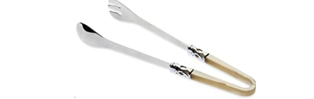 SALAD TONGS "ALADDIN" IVORY L:27 CM - B06ALCAM-04270