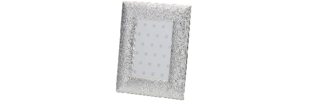 VARNISHED SILVER-PLATE PHOTO FRAME 13 X 18 CM - H0730025