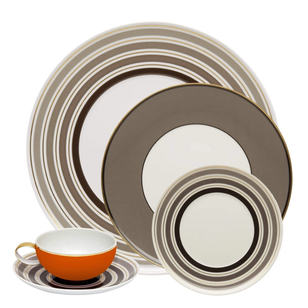 CASABLANCA PORCELAIN DINNER SET - 47 PIECES - VISAL-CASABL