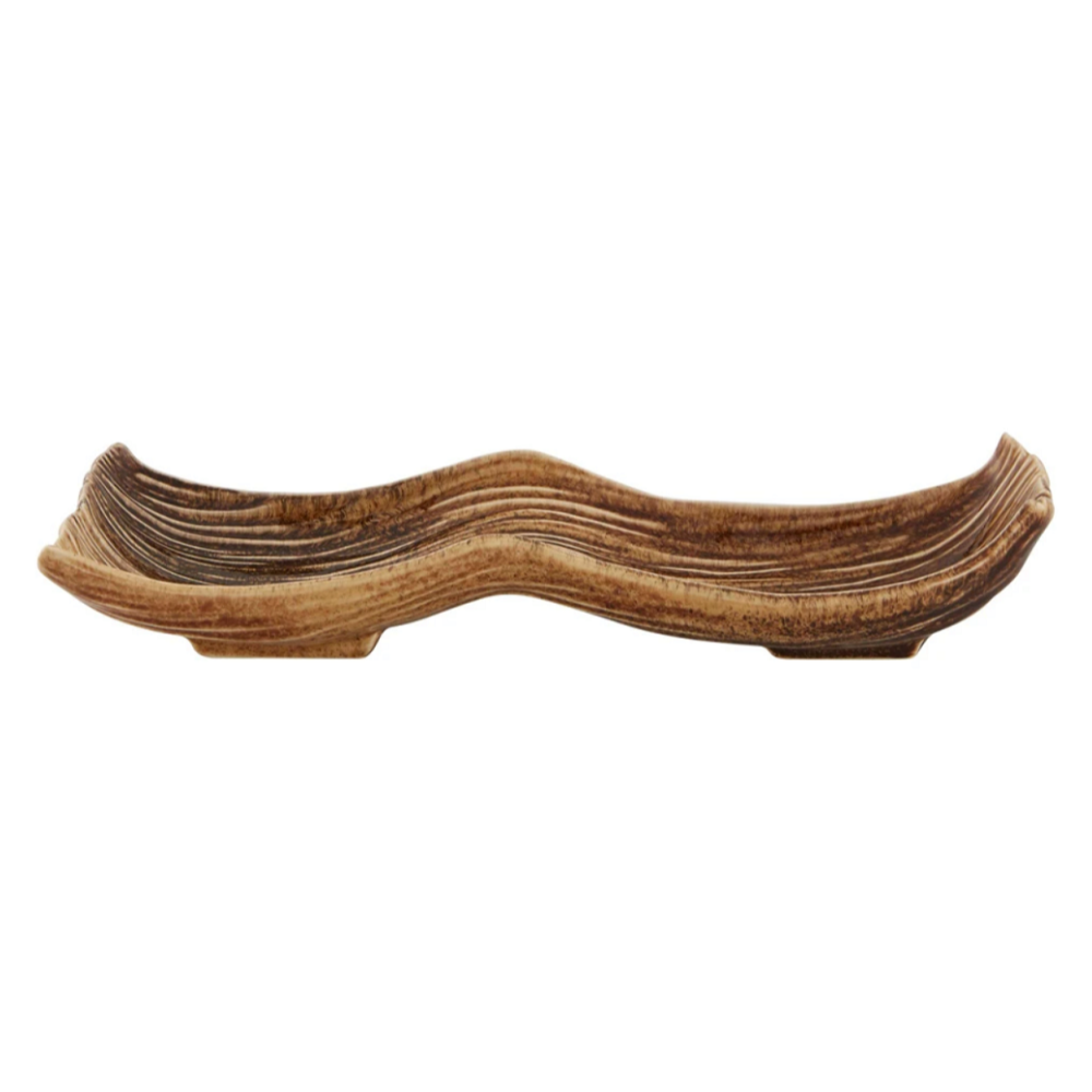 TRAY WITH 2 DIVISIONS "B MADEIRA" D:34 CM - V0265025693