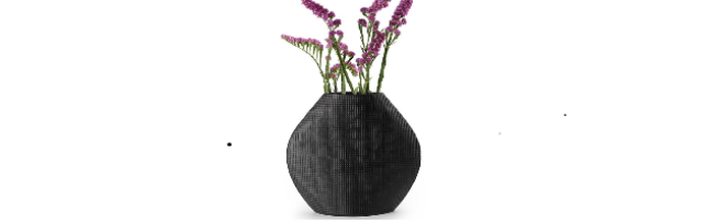OUTBACK VASE ALUMINIUM, POWDER COATED, H: 38 CM - P06219015