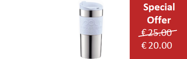 TRAVEL MUG VACUUM PALE BLUE COLOUR SMALL 0.35 LT - B0411068-338