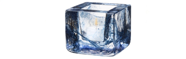 BRICK VOTIVE BLUE - K0161032