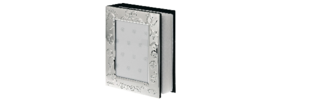 VARNISHED SILVER-PLATE PHOTO ALBUM - H073702