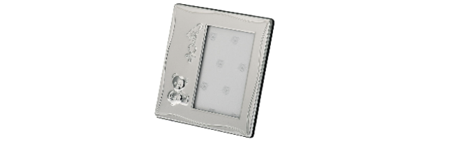 VARNISHED SILVER-PLATE PHOTO FRAME 7X10 CM - H073749