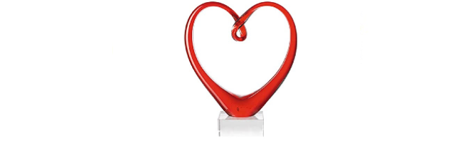 SCULPTURE RED "HEART" - L03090871