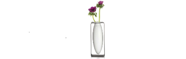 VASE TALL "FLOAT" H:22.5 CM - P06123170