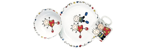 3-PCS BABY SET "KIDS" - S0227403004