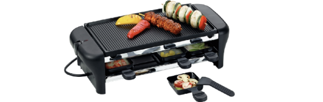 RACLETTE & BBQ CHALET 8 PANS - M0264002